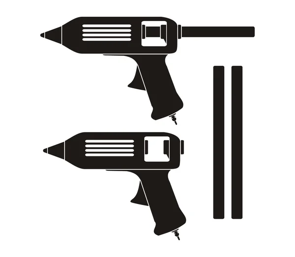 Pistola de pegamento caliente - pictograma — Archivo Imágenes Vectoriales