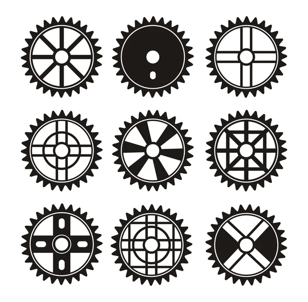 Bicycle sprocket — Stock Vector