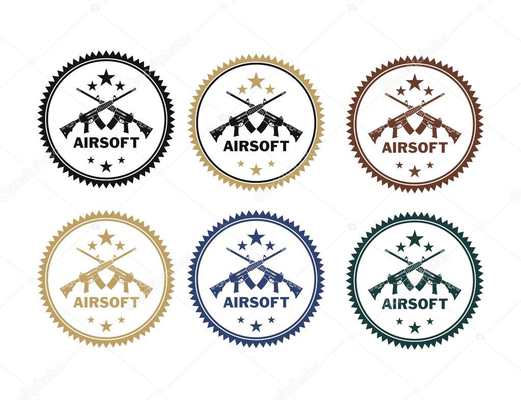Airsoft badges