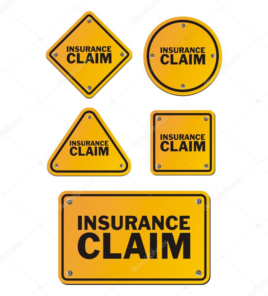 insurance claim signs
