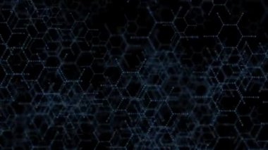 DNA molekül yapısı arka plan. Siyah bir arka plan üzerinde