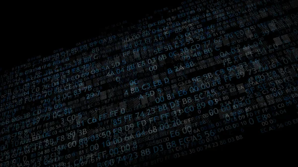 Background of the hexadecimal code — Stock Photo, Image