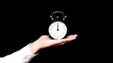 Elini tutmak bir avuç içinde tutmak için çalar saat