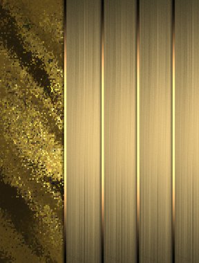 Altın kurdele ile soyut altın arka plan. Tasarım şablonu. reklam broşürü veya duyuru davetiyesi için kopya alanı, soyut arka plan.