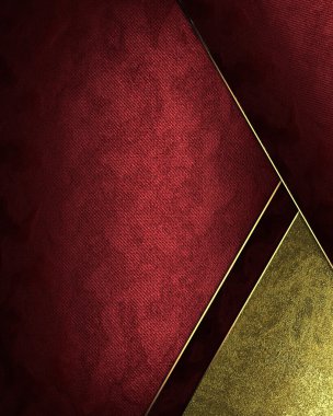 Süslerle kırmızı arka plan. Tasarım şablonu. reklam broşürü veya duyuru davetiyesi için kopya alanı, soyut arka plan.