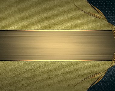 İsim levhasında desenleri olan sarı doku. Tasarım şablonu. reklam broşürü ya da duyuru daveti için kopyalama alanı, soyut arkaplan.