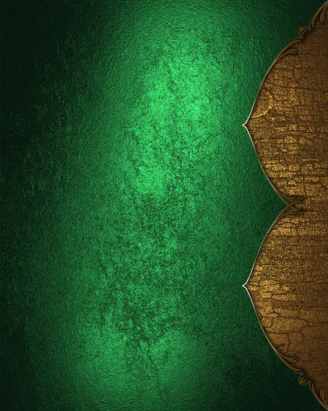 Assiette Grunge Green. Modèle pour la conception. espace de copie pour la brochure publicitaire ou l'invitation à l'annonce, fond abstrait . — Photo