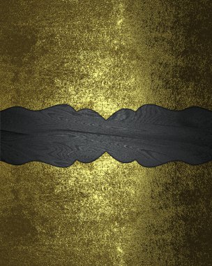 Grunge altın çerçeve. Tasarım şablonu. reklam broşürü veya duyuru davetiyesi için kopya alanı, soyut arka plan.