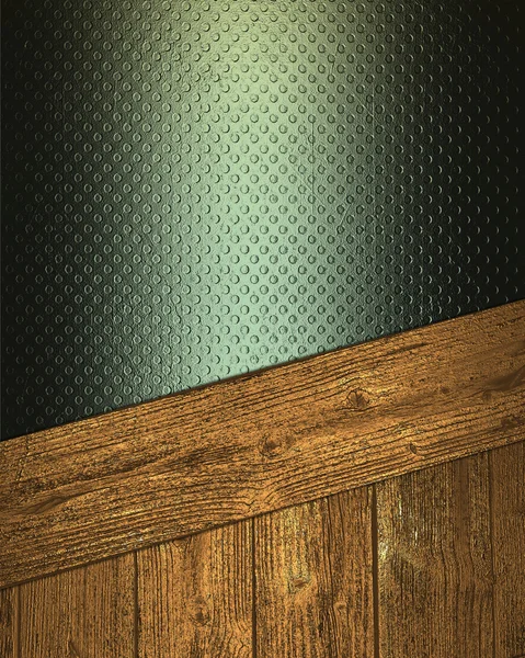 Grunge-Grüner Hintergrund mit Holzbesatz. Vorlage für Design. Kopierraum für Werbebroschüre oder Ausschreibung, abstrakter Hintergrund. — Stockfoto