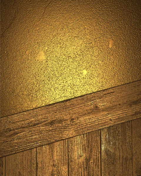 Глиняный желтый фон с деревянной отделкой. Шаблон для дизайна. копировать место для рекламной брошюры или приглашения на объявление, абстрактный фон . — стоковое фото