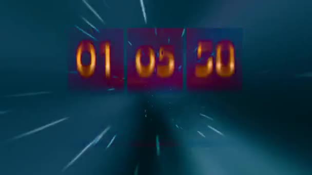 Horloge mouvante chaotique. Horloge en mouvement infiniment rapide. Le concept de flexion du temps et de l'espace. Horloge grunge .