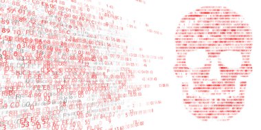 Bilgisayar güvenlik anlayışı. Onaltılı kodunu kafatası. Korsan online. Siber suçlular. Hackerlar kodu kırık.