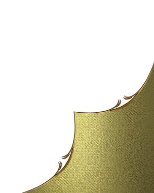 Altın dekorasyon. Tasarım şablonu. reklam broşür veya duyuru davet, arka plan için alanı Kopyala.