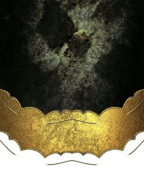 Grunge zemin üzerine Altın süslemeleri. Tasarım şablonu. kopya alanı reklam broşür veya duyuru davet için