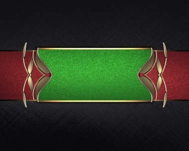 Metin için yeşil işareti olan siyah doku. Tasarım şablonu. kopya alanı reklam broşür veya duyuru davet için