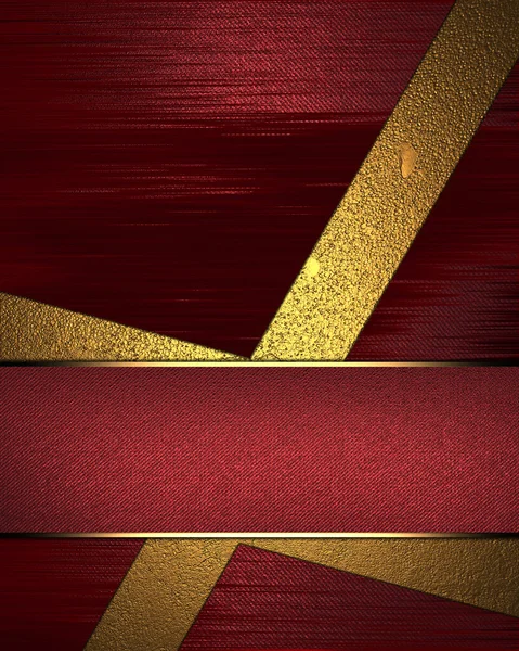 Fondo abstracto rojo con líneas con placa de nombre roja. Plantilla para diseño. espacio de copia para folleto publicitario o invitación de anuncio —  Fotos de Stock