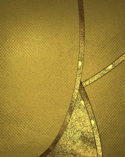 Fundo amarelo abstrato com listras. Modelo para design. espaço de cópia para anúncio de brochura ou anúncio convite — Fotografia de Stock