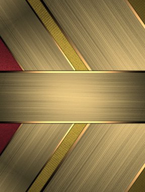 Arka plan altın tabak. Tasarım şablonu. Tasarım site