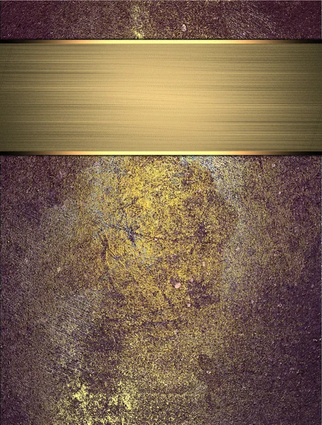 Soyut altın mavi doku altın şerit ile. Grunge mor arka plan