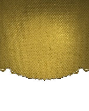 Altın doku beyaz kenarı ile. Tasarım şablonu. Tasarım sitesi