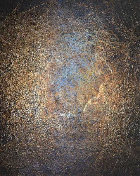Old rusty metal plate heavily aged and corroded. The corrosion stain creates a grungy frame — Stock Photo, Image