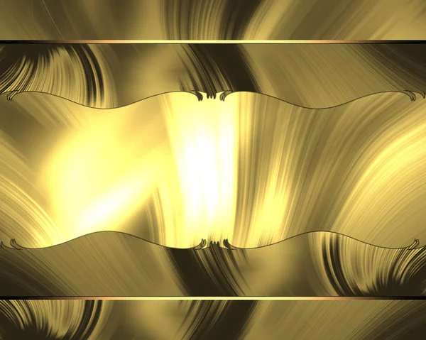 Marco dorado abstracto — Foto de Stock