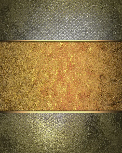 Texture in oro rosso con vecchia cornice. Modello di design. Progettazione per sito — Foto Stock