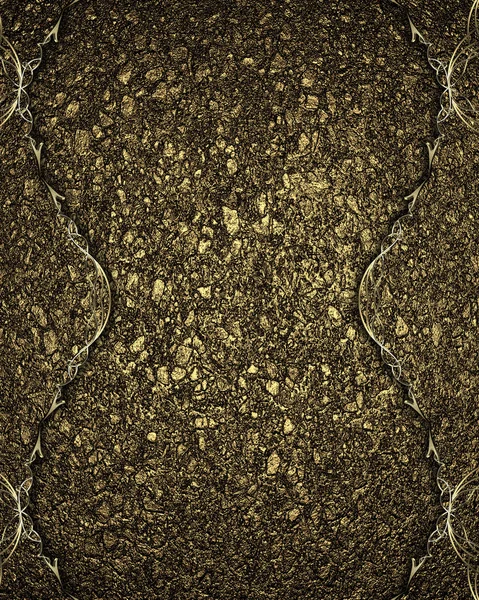 Template design of golden sand. Template Design. — Stock Photo, Image