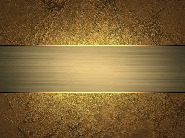 Altın doku altın şerit ile altın boşanma ile. Tasarım şablonu