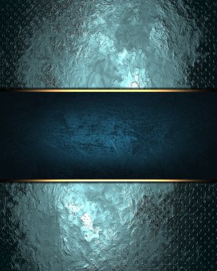 Soyut altın mavi doku mavi tabela ile. Tasarım şablonu. Tasarım site