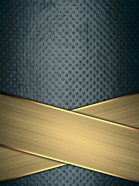 Grunge μπλε φόντο με χρυσό λωρίδα. Πρότυπο για το σχεδιασμό. Πρότυπο για το site — Φωτογραφία Αρχείου