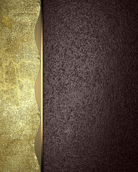 Серо-коричневый фон с золотым краем. Дизайн шаблона. Дизайн сайта
