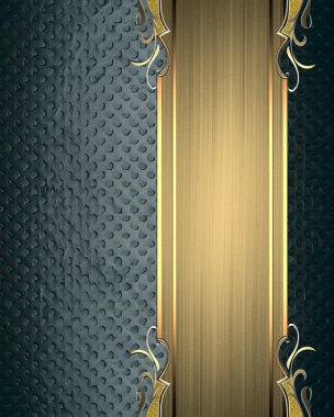 Mavi güzel doku ile altın şerit desenleri ile. Desen dekorasyon için