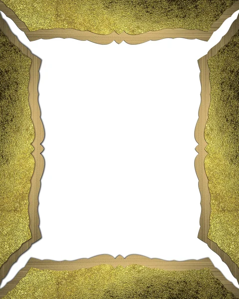 Element voor ontwerp. Sjabloon voor het ontwerp. Element voor ontwerp. Sjabloon voor het ontwerp. Gouden grunge frame — Stockfoto