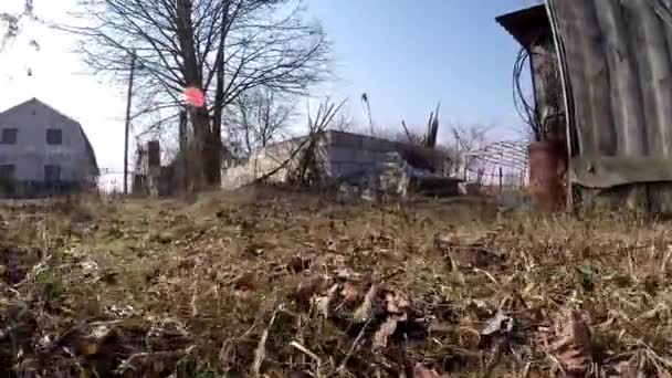 Contaminación, vertido de basura — Vídeo de stock