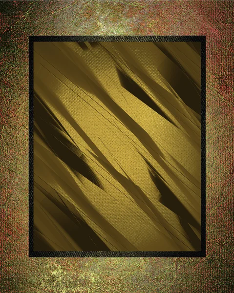 Element voor ontwerp. Sjabloon voor het ontwerp. abstracte metall textuur met gele naamplaatje — Stockfoto