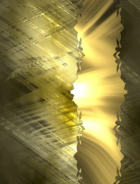 Abstracte gouden achtergrond met tape. Ontwerpsjabloon — Stockfoto