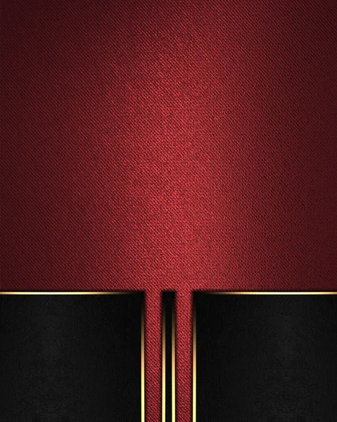 Elemento per il design. Modello per il design. Texture rossa con elementi neri — Foto Stock