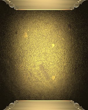 Tasarım için öğe. Tasarım şablonu. Altın çerçeve ile doku