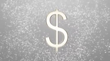 Arka plan bir dolar işareti para dönen farklı para birimleri sembollerin