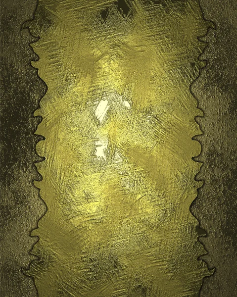 Abstrakter Hintergrund Gold mit zerlumpten Kanten. Designvorlage. Designseite — Stockfoto