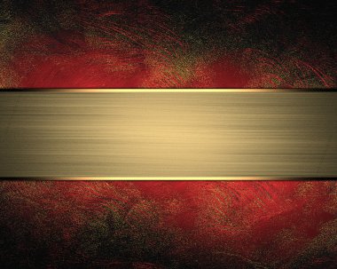 Kırmızı arka plan ile tabela. Tasarım şablonu. Tasarım sitesi