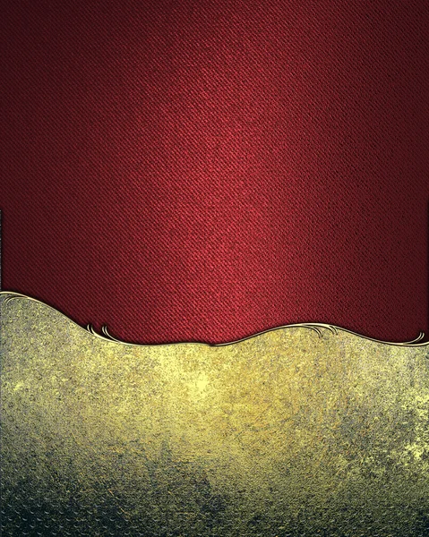 Fondo rojo abstracto con placa grunge. Plantilla de diseño Sitio de diseño —  Fotos de Stock