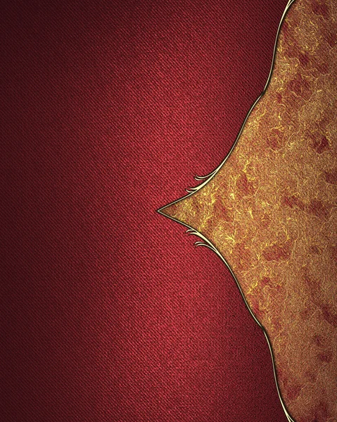Grunge kırmızı tuval. Tasarım şablonu. Tasarım sitesi — Stok fotoğraf