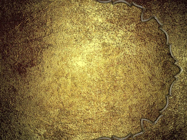 Textura de oro grunge. Elemento para el diseño. Plantilla para diseño. Fondo grunge abstracto . —  Fotos de Stock