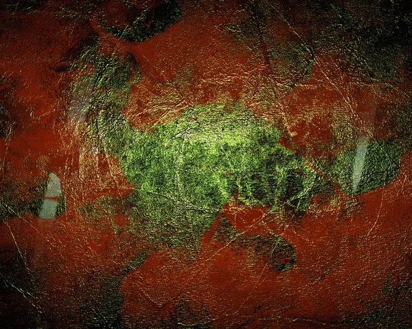 Grunge verde textura roja. Elemento para el diseño. Plantilla para diseño. Fondo grunge abstracto . —  Fotos de Stock