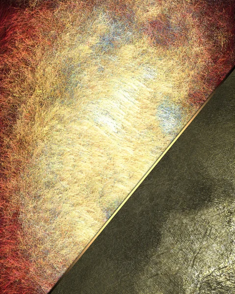 Texture grunge di oro rosso incrinato. Modello di design. Sito di progettazione — Foto Stock