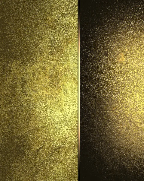 Background of gold metal plates for the label. Element for design. Template for design. Abstract grunge background. — Stock fotografie