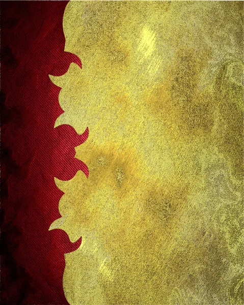 Golden grunge background with a red. Element for design. Template for design. Abstract grunge background. — Stock Photo, Image