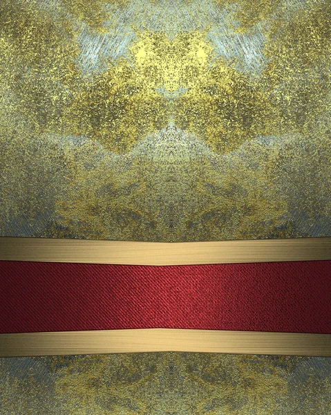 Grunge background with a red sign for text. Element for design. Template for design.